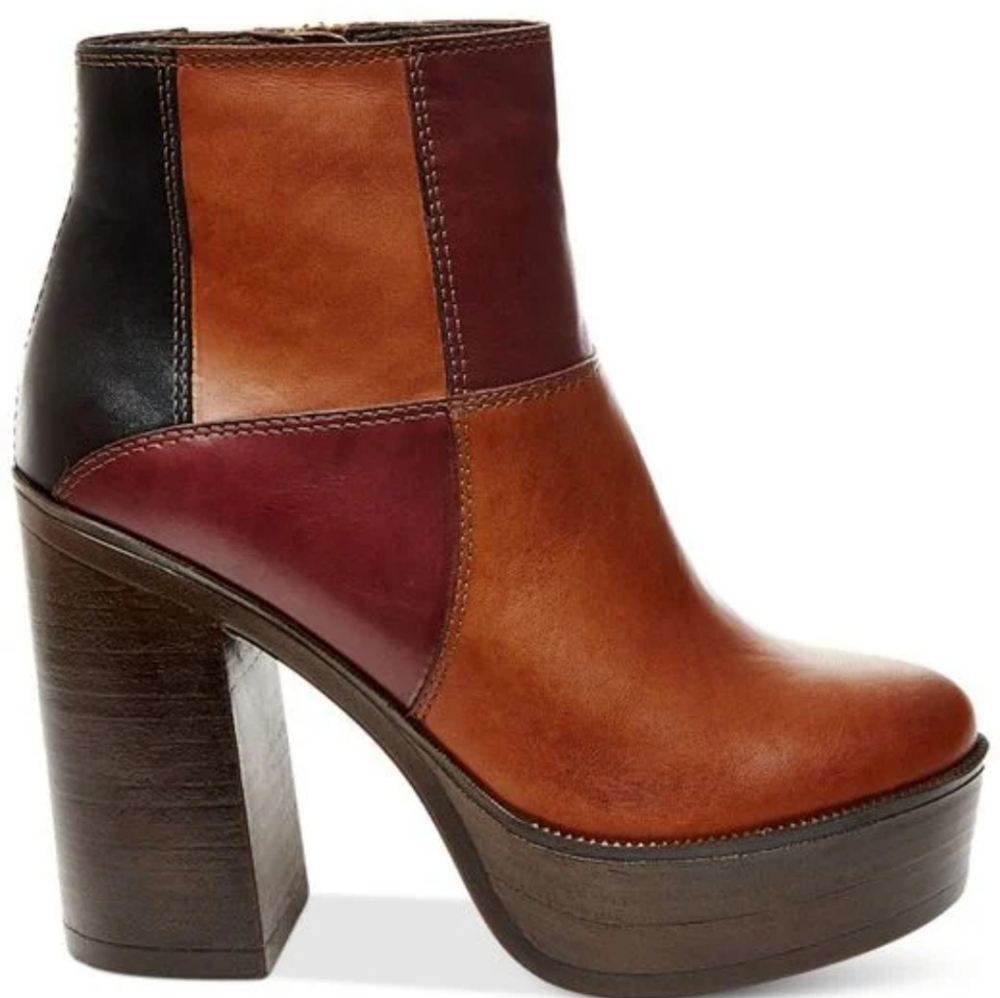 Vintage Steve Madden Patchwork Platform Boots